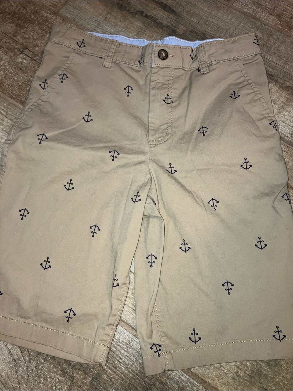 Carter's NAUTICAL KIDS Shorts with Navy Anchor Detail